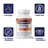 Symbiotics Naturade etiqueta con lista de ingredientes y beneficios claros
