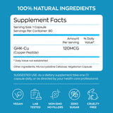 SYNTHEX LABS etiqueta con ingredientes y pruebas de terceros