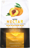 Syntrax Nectar Fuzzy Navel envase frontal mostrando la etiqueta y beneficio sabor intenso