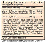 Systemic Formulas K Kidney primer plano de cápsulas que destaca textura y soporte nutricional