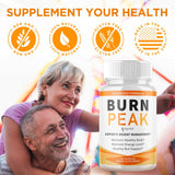 Syvor Burn Peak etiqueta con ingredientes para transparencia y confianza
