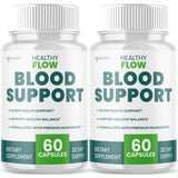 Syvor frontales de empaque Healthy Flow mostrando información clara y beneficios