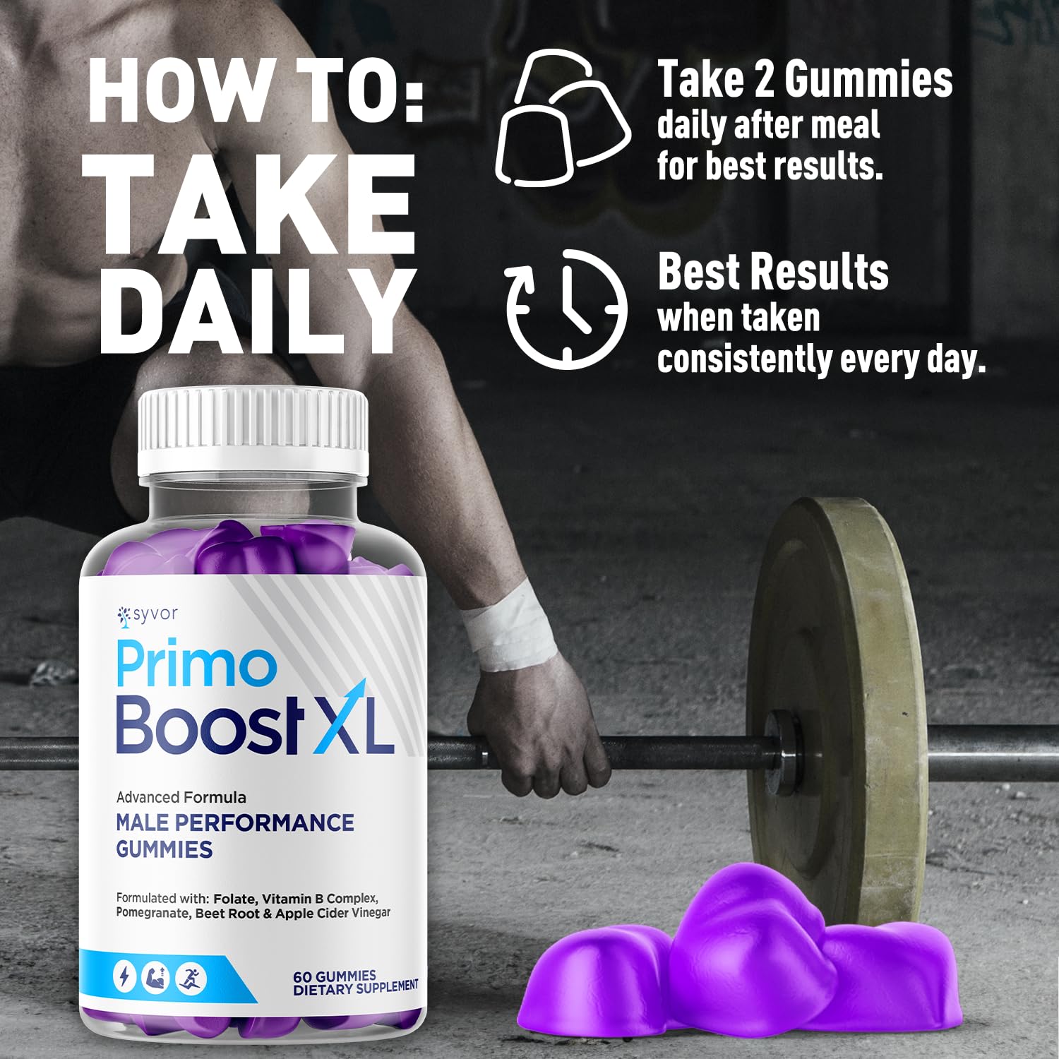 Syvor Primo Boost XL uso matinal en cocina como complemento de desayuno