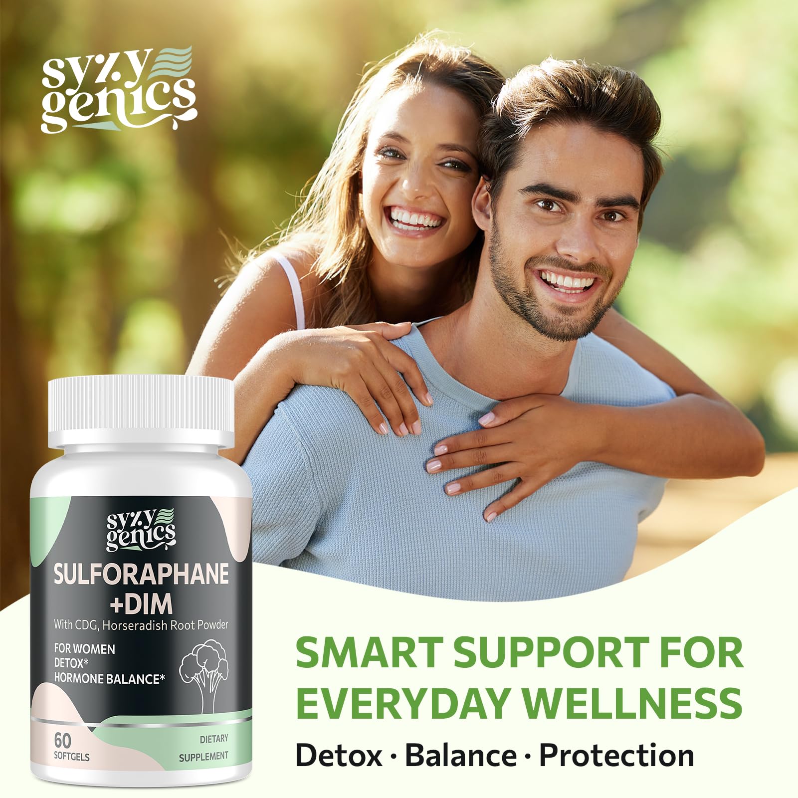 SYZY GENICS brotes de brócoli como fuente natural de glucorafanina