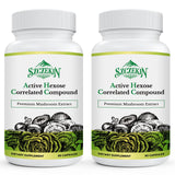 SZCZEKIN envase frontal AHCC 1500 mg mostrando diseño y tamaño
