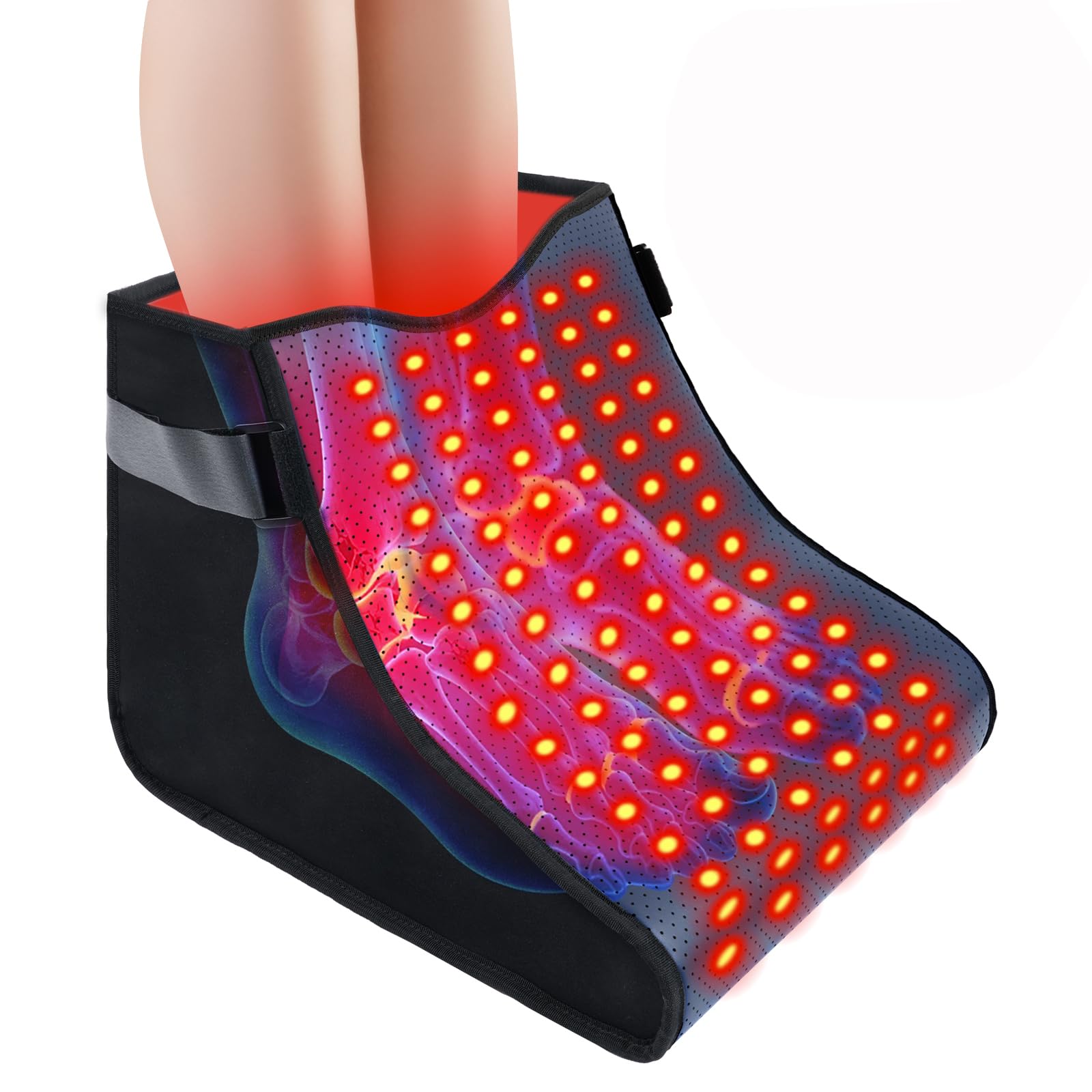 SZDGGZ botín frontal mostrando cubierta ergonómica y cierre cómodo