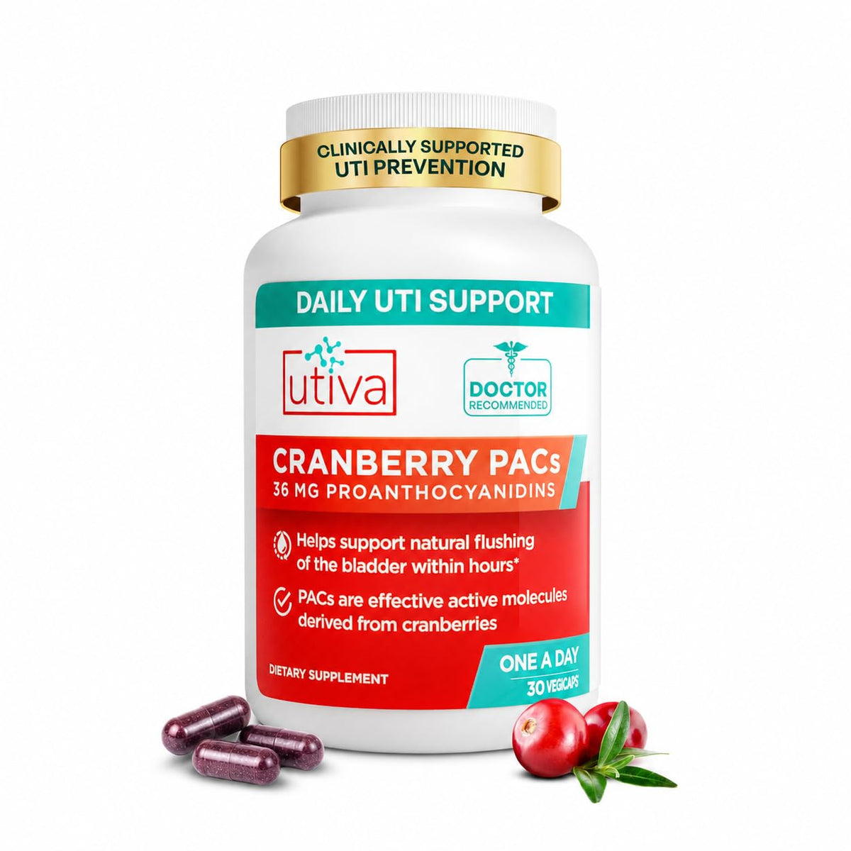 Szio+ Utiva frente del empaque mostrando suplemento y beneficios