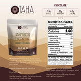 Taha Health & Nutrition cacao y monk fruit como ingredientes naturales y sabor