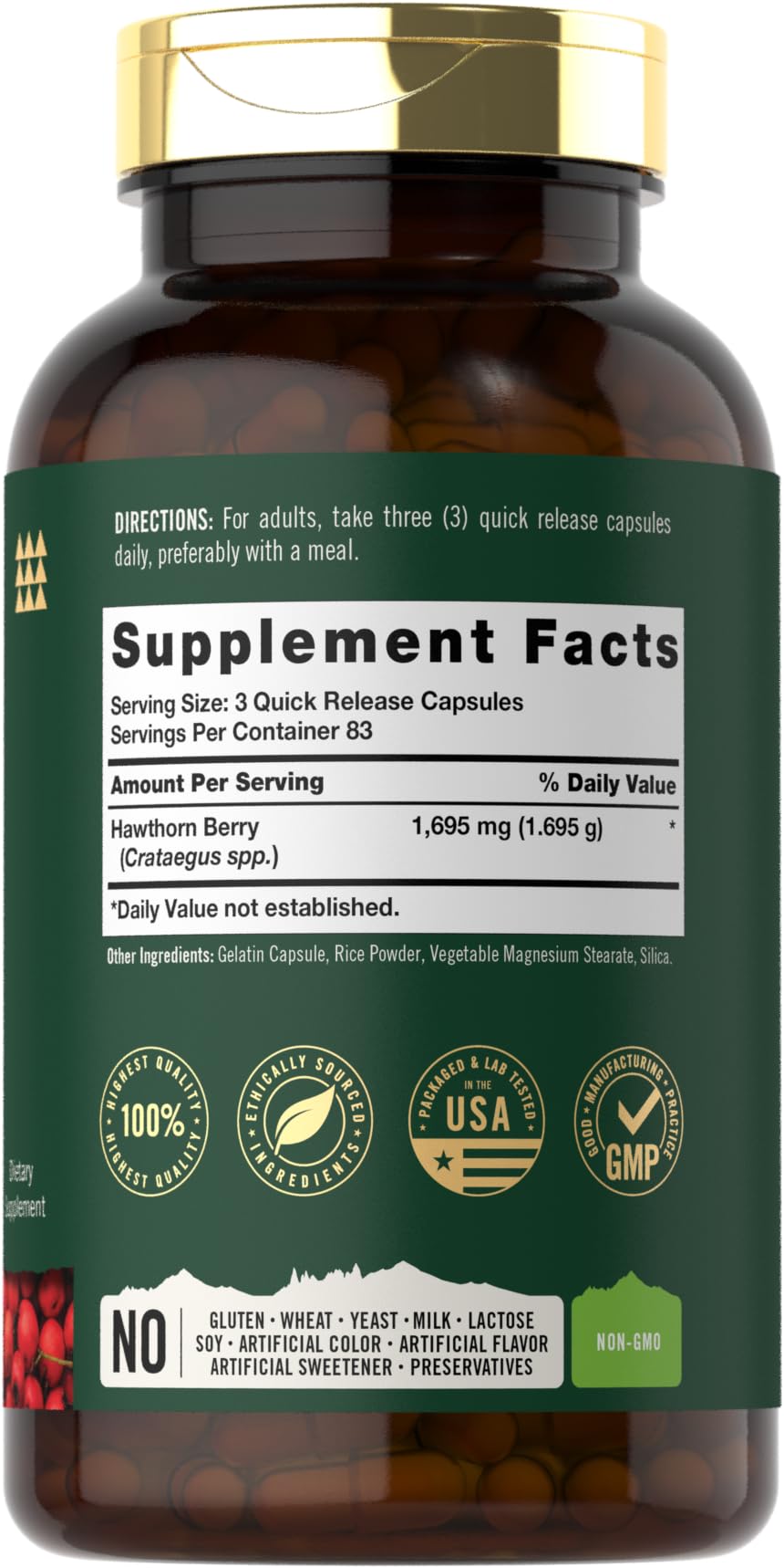 Tahoe Nutritionals primer plano de cápsulas mostrando textura y facilidad de ingesta
