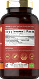 Tahoe Nutritionals etiqueta nutricional con datos claros y beneficios