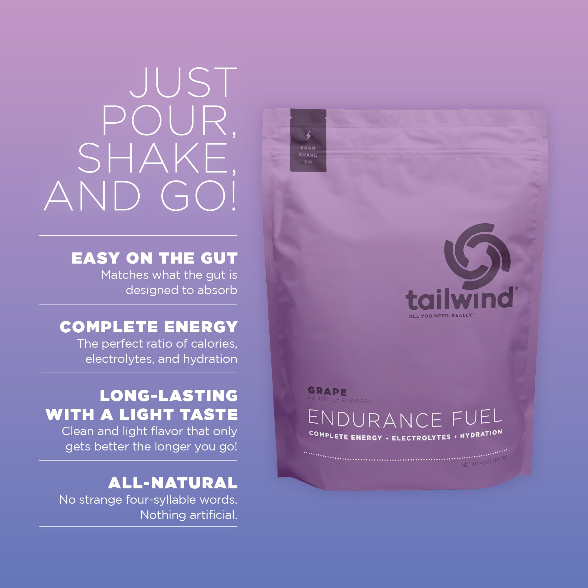 Tailwind Nutrition textura del polvo para una disolución rápida y sin residuos