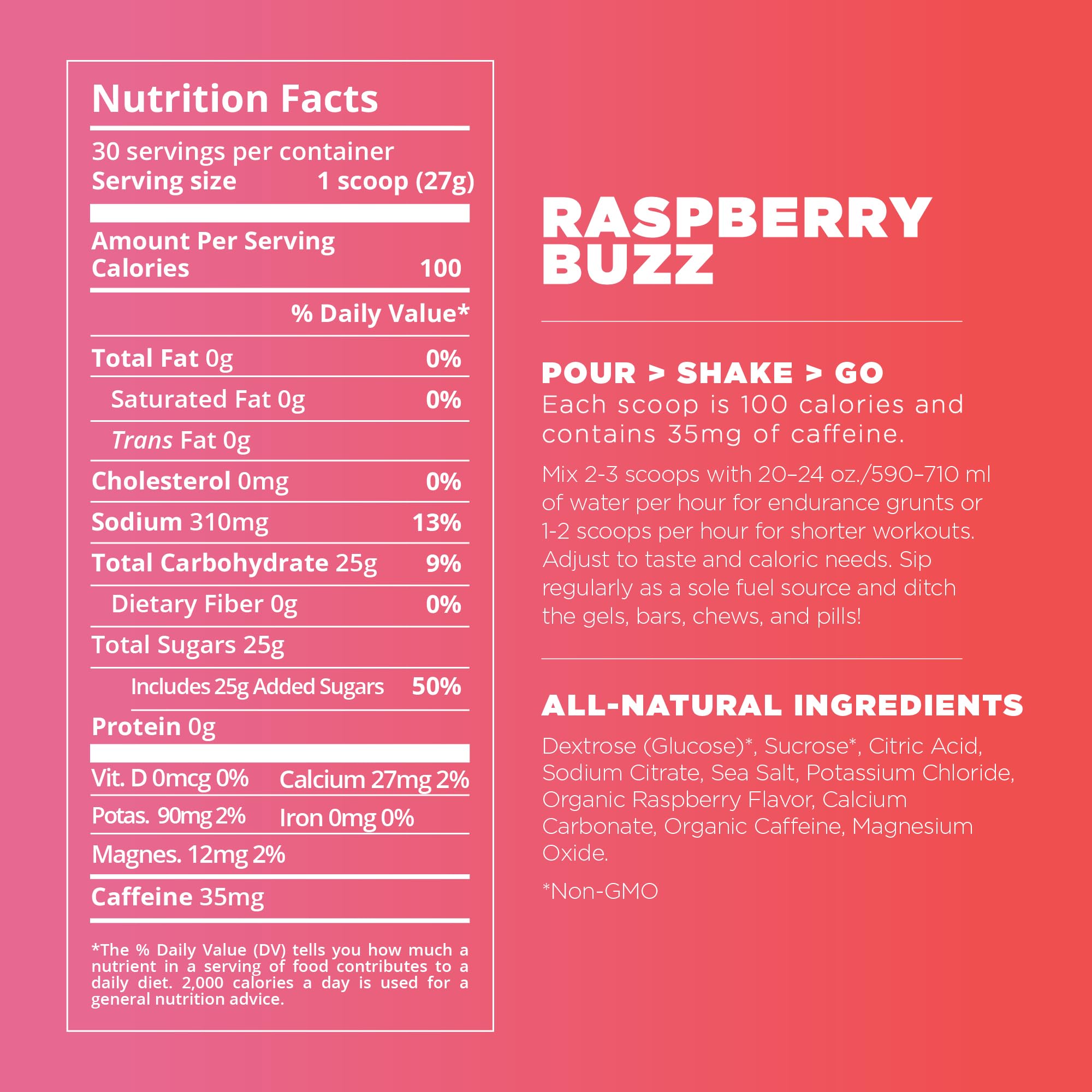 Tailwind Nutrition etiqueta de ingredientes detallada, transparencia y composición limpia