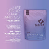 Tailwind Nutrition polvo textura fina que facilita la disolución rápida