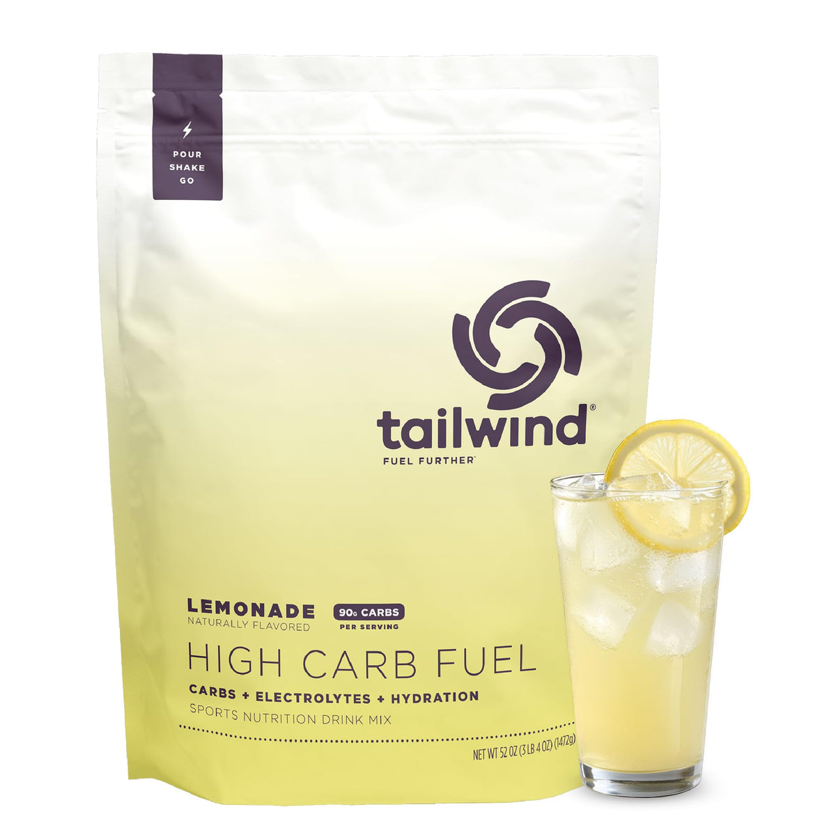 Tailwind Nutrition envase Lemonade visible y práctico para recarga rápida