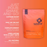 Tailwind Nutrition polvo textura cercana que muestra disolución fácil