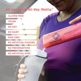 Tailwind Nutrition sobre abierto con polvo, preparación fácil y lista para usar
