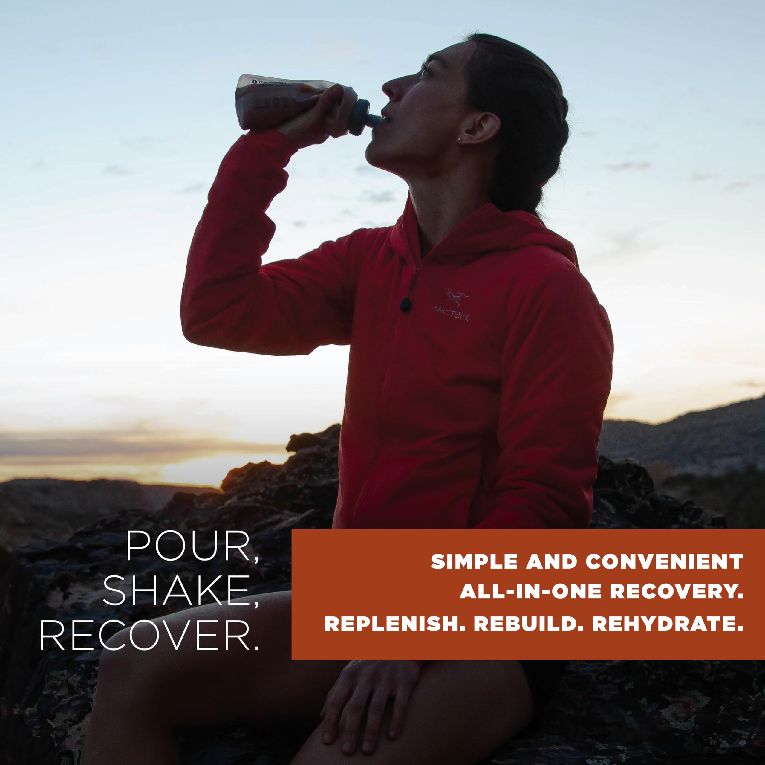 Etiqueta nutricional de Tailwind Recovery con datos claros de macronutrientes