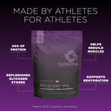 Tailwind Nutrition polvo chocolate, textura fina que facilita disolución rápida