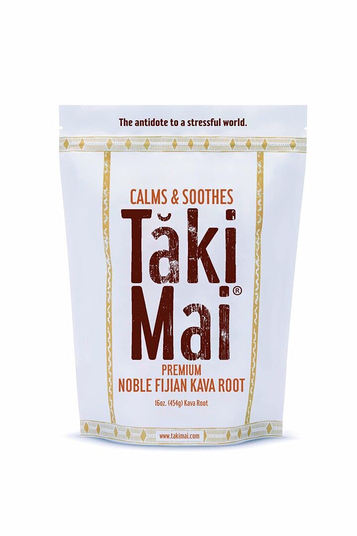 Taki Mai frente del paquete mostrando el envase y tamaño, conveniencia y origen Fiji