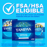 Tampax embalaje de 40 unidades listo para almacenamiento