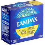 Tampax tampón ilustrado en uso simulado para rutina diaria