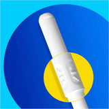 Tampax cuatro paquetes individuales para transporte sencillo