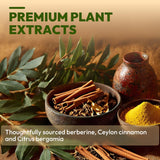 Tary Nally ingredientes canela bergamot y berberina juntos, naturalidad