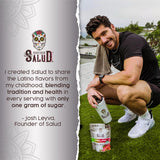 Taste Salud en ambiente de gimnasio para energía preentreno conveniente