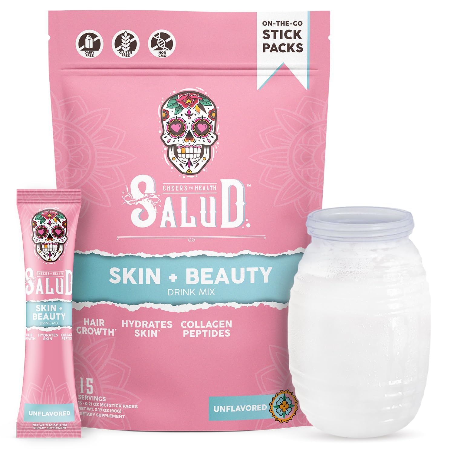 Taste Salud paquete frontal con diseño y beneficio práctico
