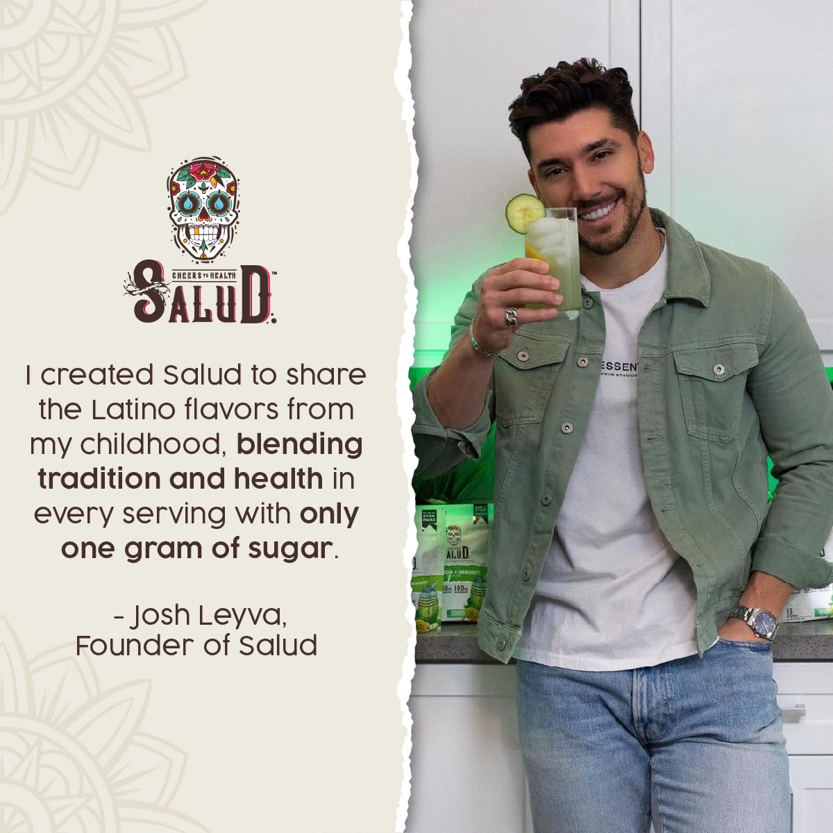 Taste Salud ingredientes: saúco y agua de coco, apoyo antioxidante natural