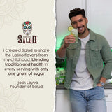 Taste Salud ingredientes clave saúco y coco resaltando aporte natural