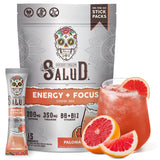 Taste Salud paquete frontal mostrando sobres y beneficios visibles
