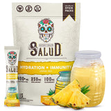 Taste Salud sobre frontal piña mostrando diseño y beneficio hidratante