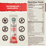 Taste Salud bebida Watermelon Margarita en vaso, hidratación sabrosa