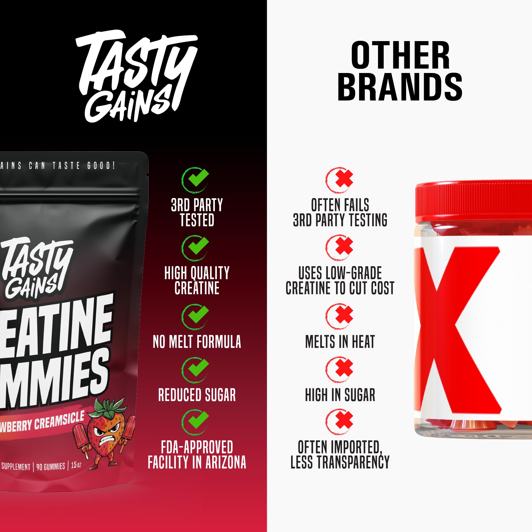 TASTY GAINS gominolas cerca de pesas representando uso en entrenamiento