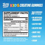 TASTY GAINS gominolas apiladas mostrando color frambuesa azul apetecible