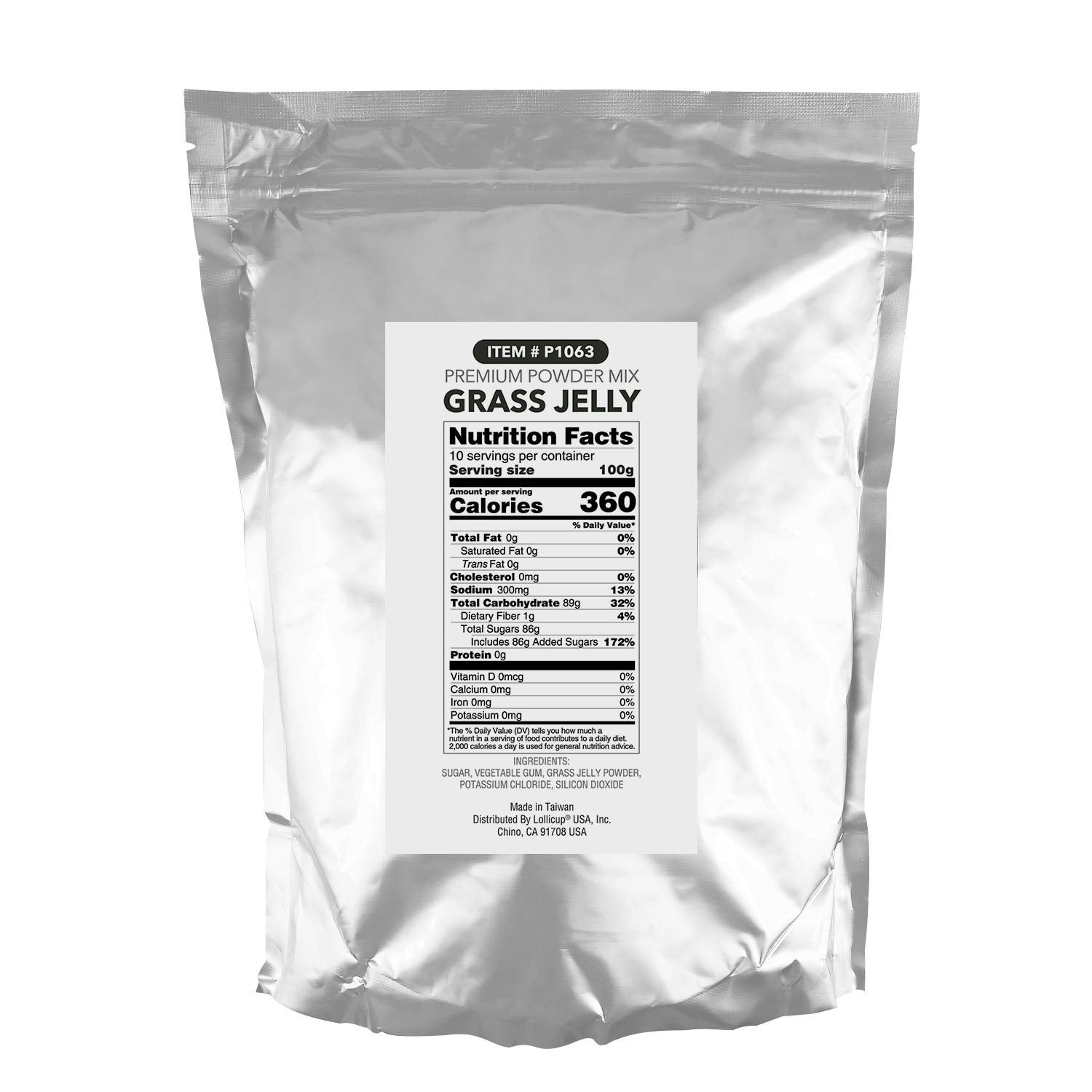 Tea Zone etiqueta con ingredientes visibles para control de calidad