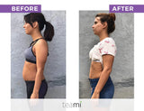 Teami primer plano de hojas herbales que subrayan pureza natural