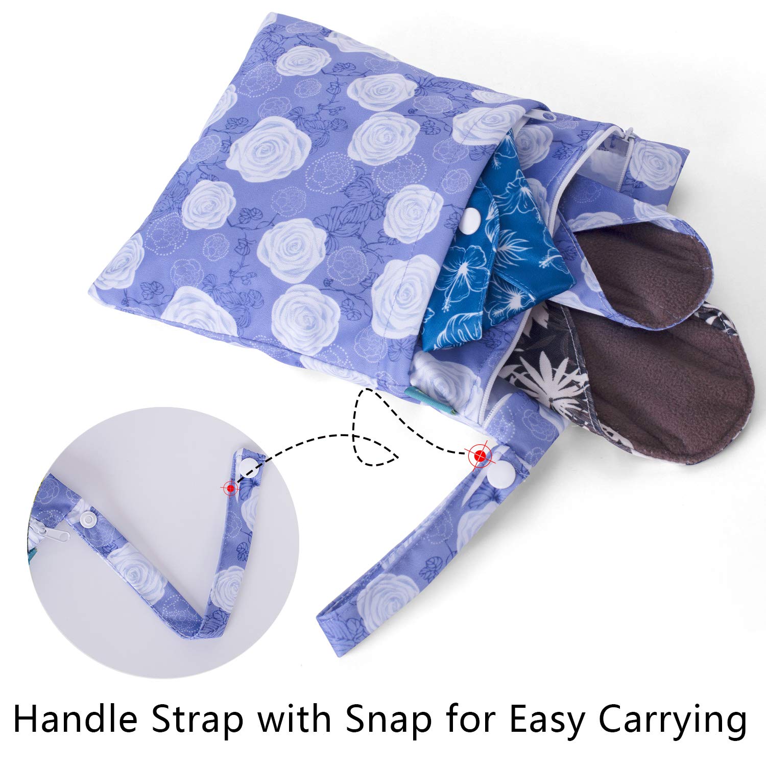 Teamoy bolsa impermeable con dos compartimentos para higiene separada
