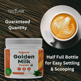 Taza de Golden Milk Teaveli en uso calentando y ofreciendo sabor reconfortante