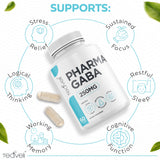 Polvo de Pharma GABA de Teaveli representando alta pureza y origen fermentado