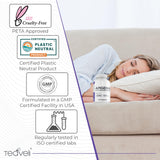 Teaveli — escena nocturna mostrando uso como apoyo al descanso sin melatonina