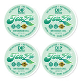 TeaZa pack frontal mostrando las 4 pouches y diseño fresco