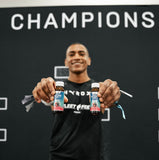 Tecton Ketones caja y shots juntos, resalta presentación lista para llevar