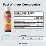 Tecton Ketones comparativa sin azúcar en envase, alternativa limpia a bebidas azucaradas