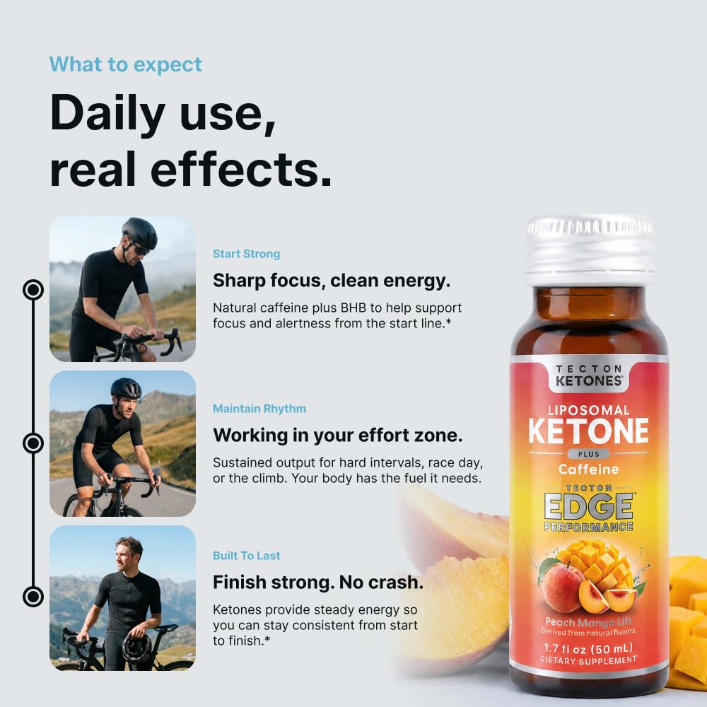Tecton Ketones pack de 8 sobre mesa, almacenamiento y uso semanal