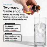 Tecton Ketones use antes de entreno, apoyo de cetonas y cafeína natural