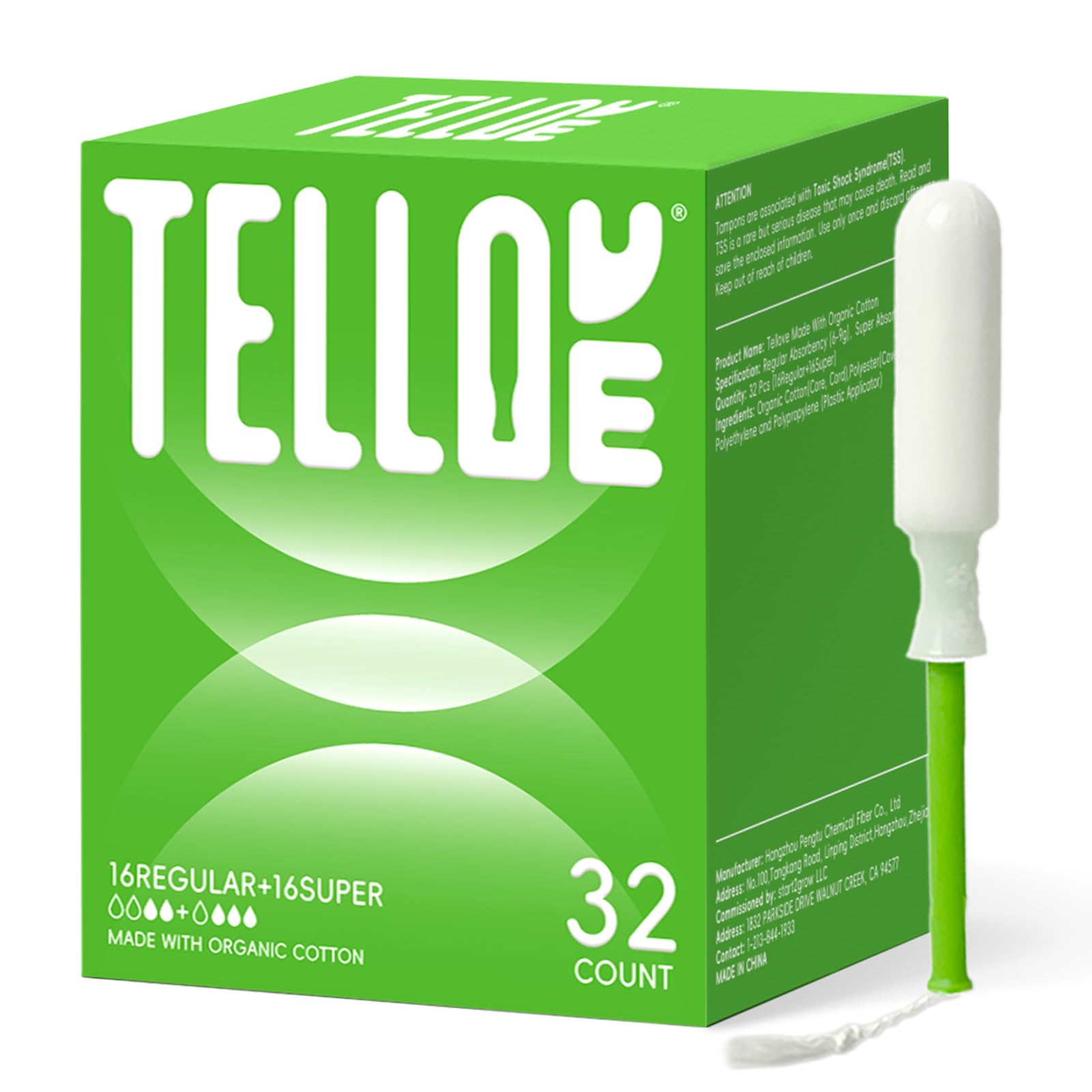 Tellove frente del paquete mostrando cantidad y variedad, tranquilidad y naturalidad