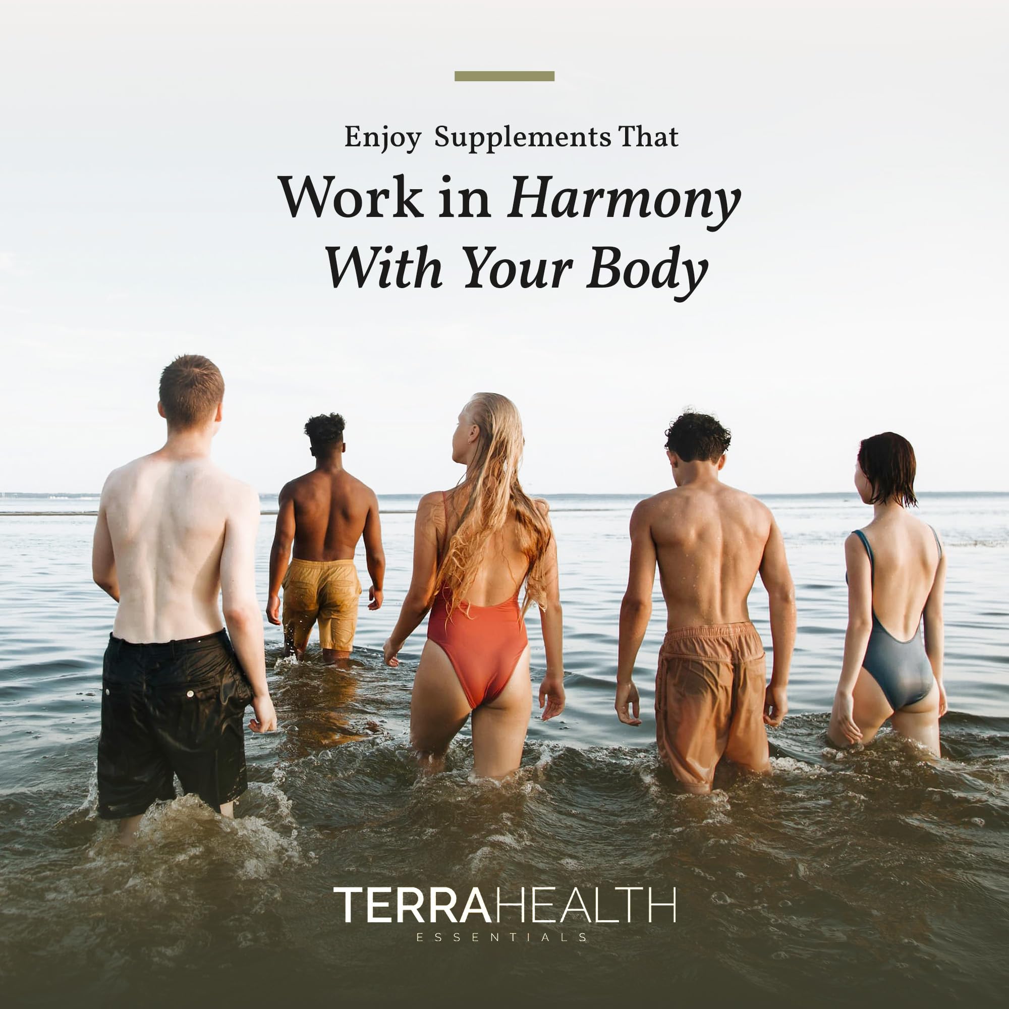 Terra Health Essentials empaque ecológico mostrando sostenibilidad