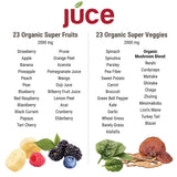 Terra Kai Organics frutas y verduras orgánicas dispuestas para visualizar ingredientes